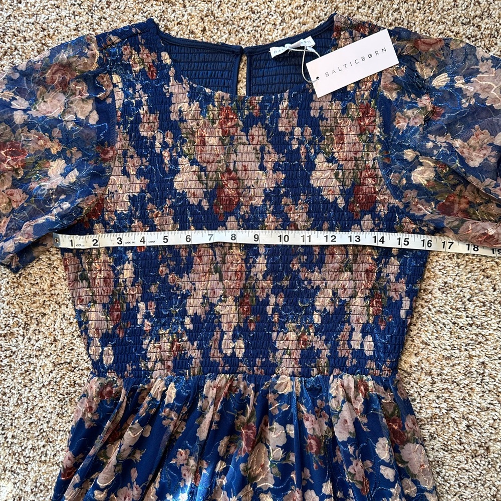 Baltic Born blue floral dress - Picture 7 of 11